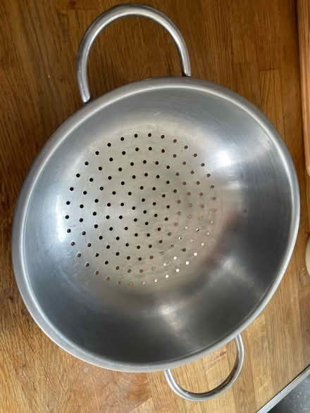 Photo of free Stainless steel colander, missing foot (Hartington Road BN2) #1