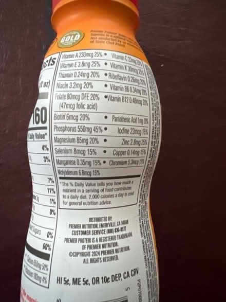 Photo of free Premiere Protein Lemon Bar Drink (Near Catonsville HS) #3