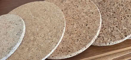 Photo of free Cork Mats x 6 (20cm & 14cm) (Euxton PR7) #1