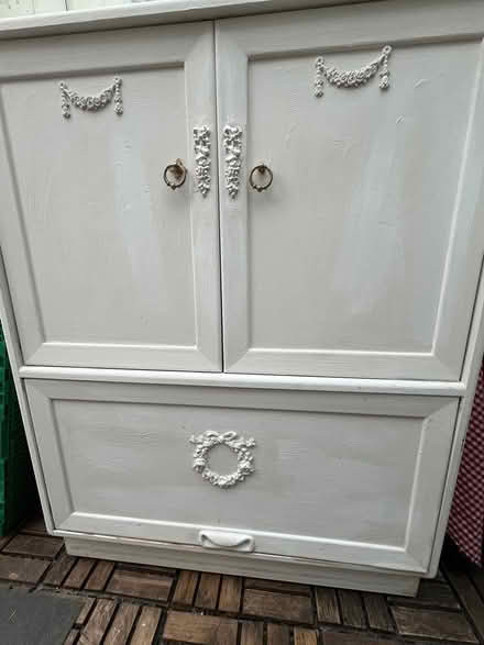 Photo of free Vintage tv cabinet (Old Woking) #1
