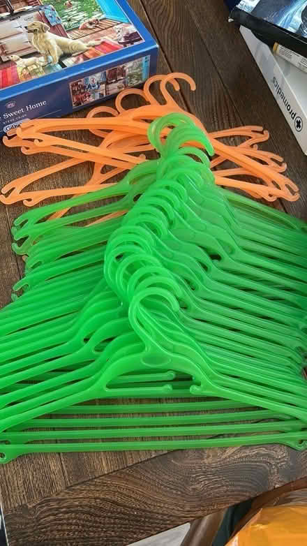 Photo of free Small plastic hangers (Chiswell Green) #1