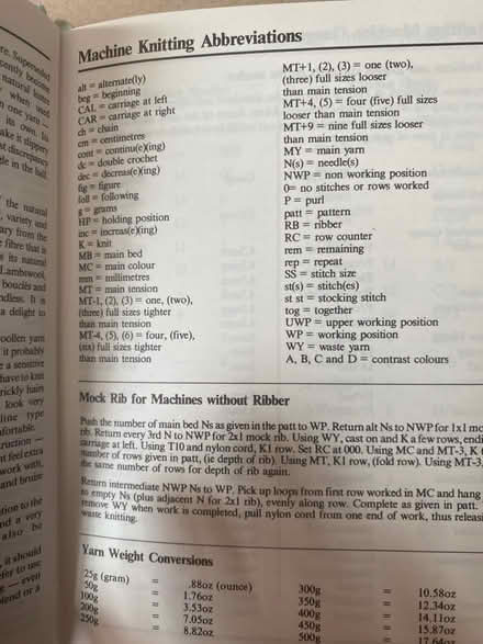 Photo of free 1991 knitting diary (Beaumont LA1) #3