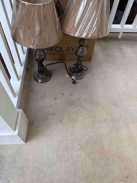 Photo of free Suitcase set and matching lamps (Glenn Dale, MD) #1