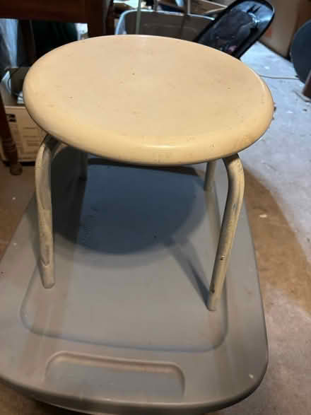 Photo of free Steel stool (Simsbury) #1