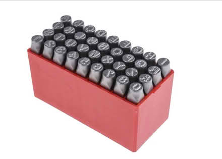 Photo of Metal stamp punch set (Pin Green Industrial Area SG1) #1