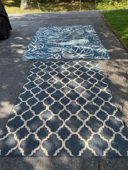 Photo of free 2 Outdoor Rugs - 5x7 and 8x10 (New Market, Md Lake Linganore) #1