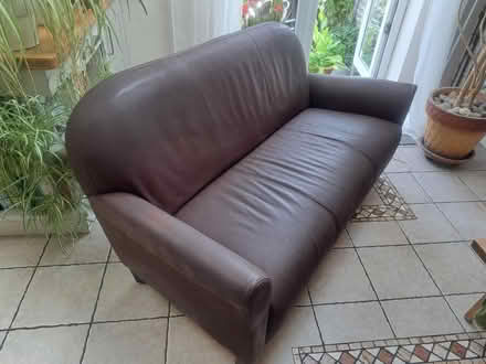 Photo of free 3 seat leather sofa (Cheltenham GL52) #1