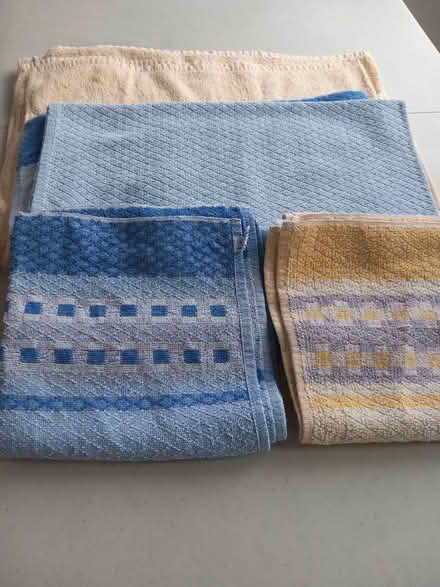 Photo of free Blue and yellow towel set (Chorleywood WD3 5) #1
