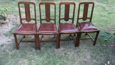 Photo of free 4 1950's Dining Room Chairs (Slinfold RH13) #1