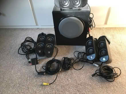 Photo of free Logitech surround sound speakers (Eaglesham, G76) #1