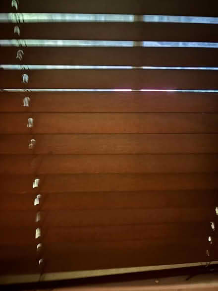 Photo of wood blinds (Ladbroke Grove W11) #2