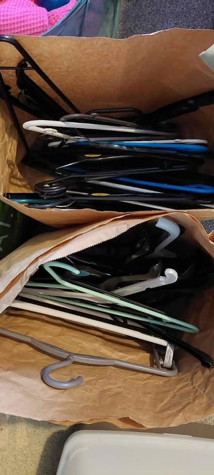 Photo of free Two bags of coat hungers (E7) #1