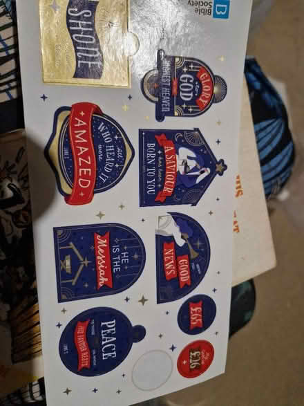 Photo of free Christian stickers (Sainsburys GL52) #1