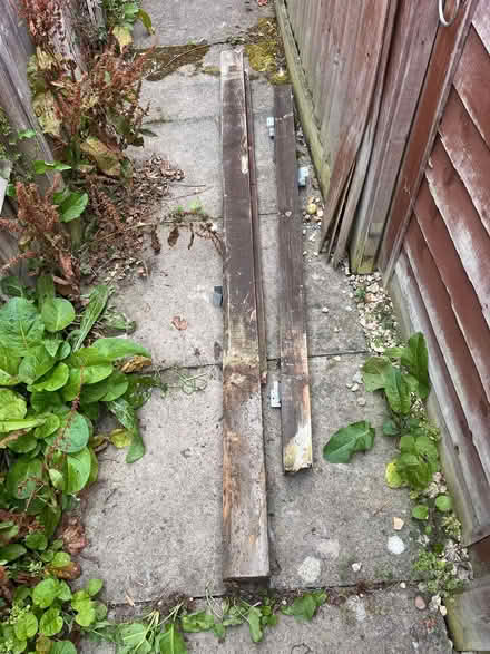Photo of free Wooden posts/panel/gate (Fleet Meadow OX11) #3