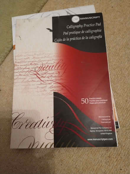 Photo of free Calligraphy Practice Paper (Lakenham NR1) #1