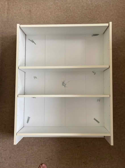 Photo of free White shelving unit (Winklebury RG23) #1