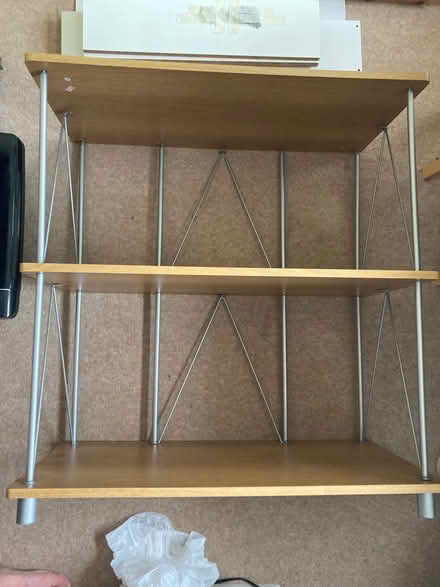 Photo of free Wood effect open shelving unit (Winklebury RG23) #1