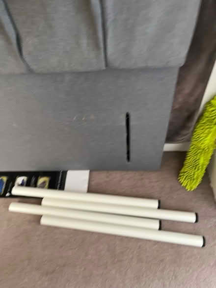 Photo of free Grey headboard (West Kirby) #3