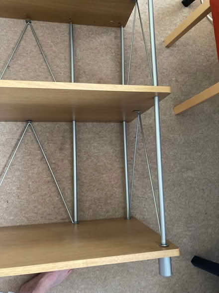 Photo of free Wood effect open shelving unit (Winklebury RG23) #3