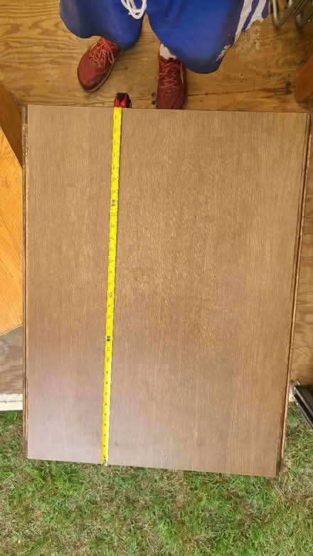 Photo of free Table, solid wood, formica/lam top (Ulster County) #1