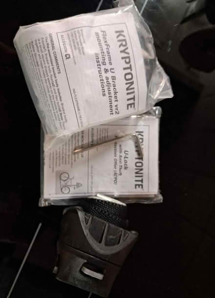 Photo of free Kryptonite U-lock brackets (GU227) #1