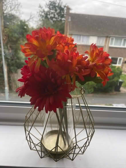 Photo of free Faux flowers with vase (Sutton CB6) #3