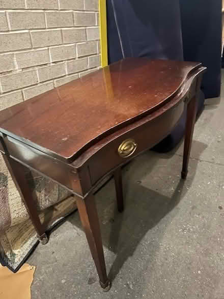 Photo of free Curb alert: Wood side table (Upper East Side) #1