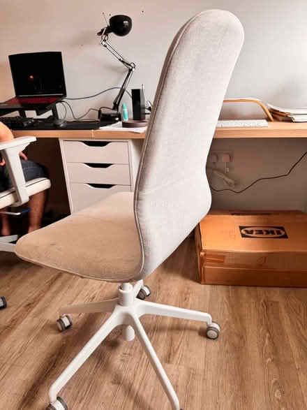 Photo of free Office chair Ikea Langfjall, beige (The Image HP2) #2