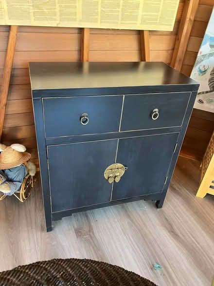 Photo of free Small blue/black Cupboard (Old Windsor SL4) #1