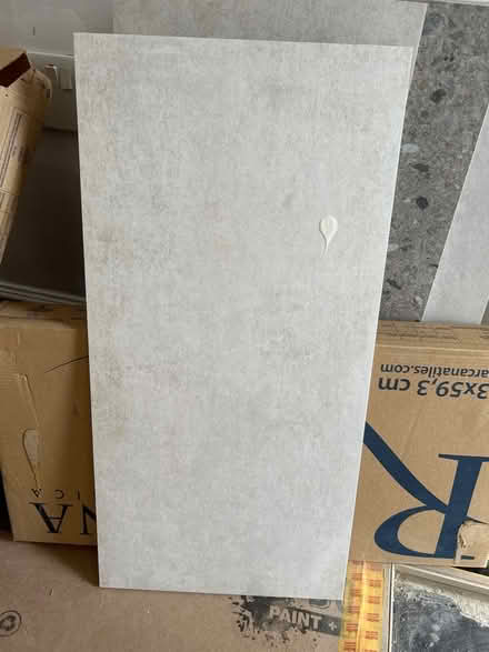 Photo of free 11 grey tiles (Chiswell Green) #1