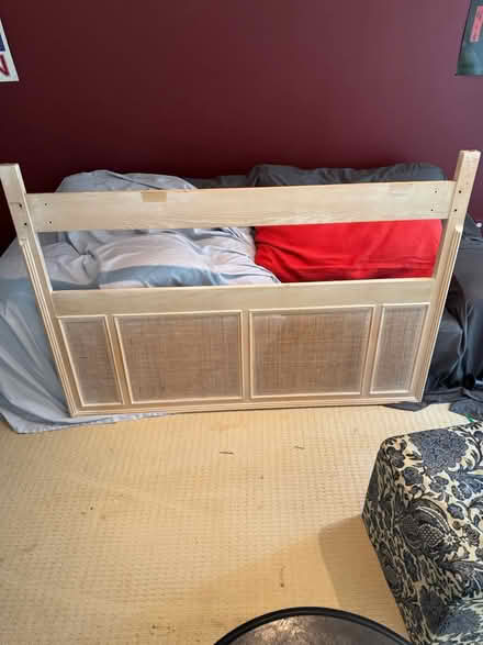 Photo of free Queen-size headboard & bedframe (Bryant Pattengill West) #1