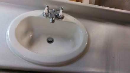 Photo of free Bathroom sink and faucet (Westmount & Columbia, Waterloo) #1