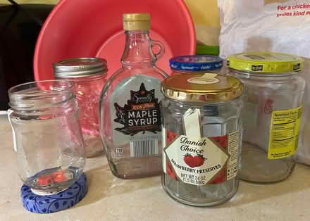 Photo of free Cute reusable glass jars (By Triangle Town Center) #1