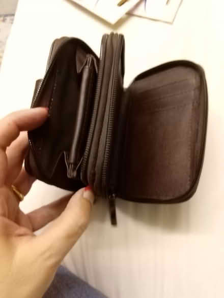 Photo of free Real leather Brown purse (Tonbridge) #2