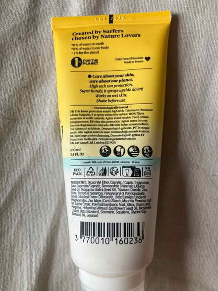 Photo of free Mineral sun screen spray (Bournville Station) #2