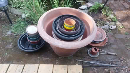 Photo of free Plant pots, saucers, implements (Beaches, Toronto) #1