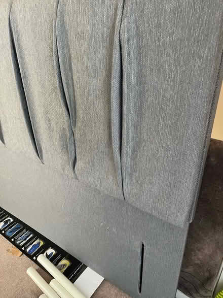 Photo of free Grey headboard (West Kirby) #2