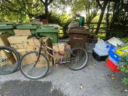 Photo of free Purple bike with rack (AS IS) (Vale of White Horse SN6) #1