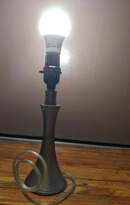 Photo of free Brushed Chrome Lamp Base (East Village) #1