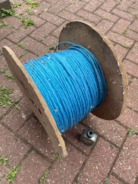 Photo of free Half a drum of plastic rope (NE34 7hz) #1