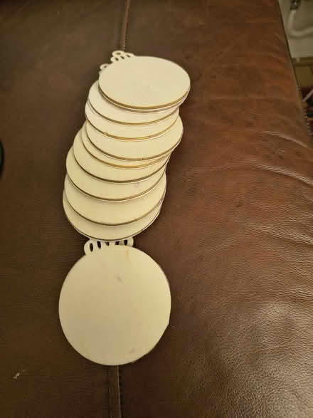 Photo of free MDF blank baubles - see note (Fiveways Brighton) #1