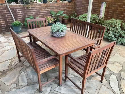 Photo of free Wooden Table and Chairs (Panorama) #1