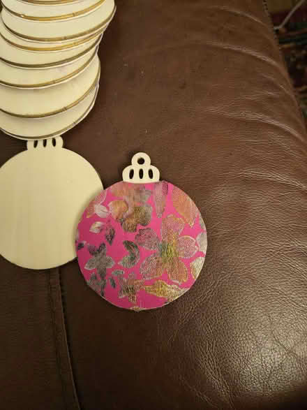 Photo of free MDF blank baubles - see note (Fiveways Brighton) #2