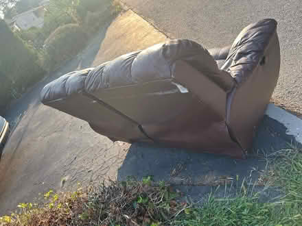 Photo of free Reclining couch (Groton) #3