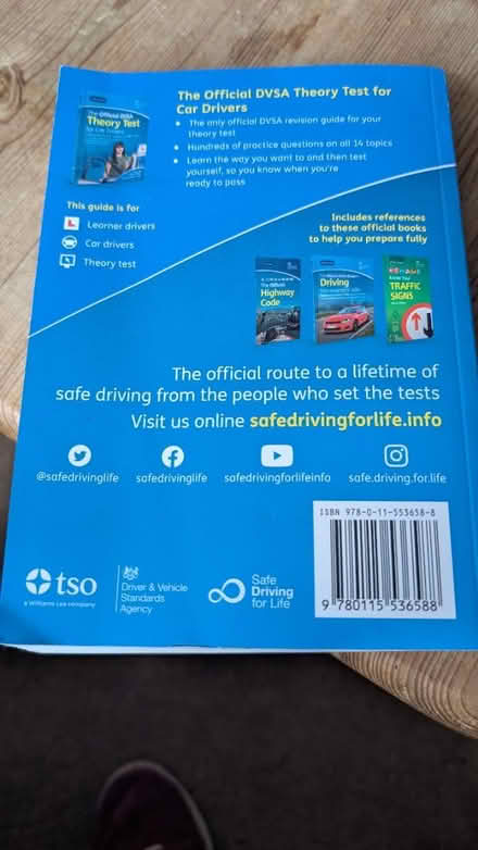 Photo of free Theory Driving Test DVSA guidebook (Chessington KT9) #2