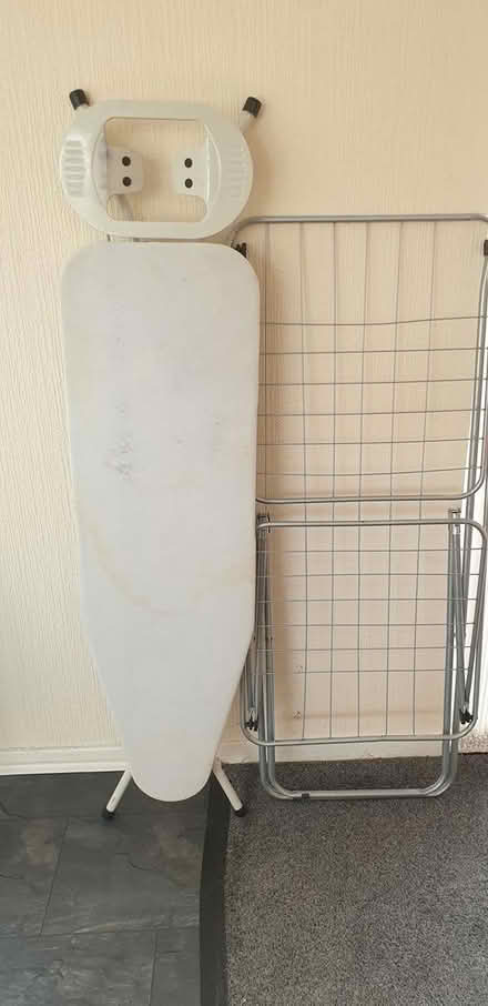 Photo of free Ironing board & clothes airer (Abbeywood,Skelmersdale,WN8 9LR) #1