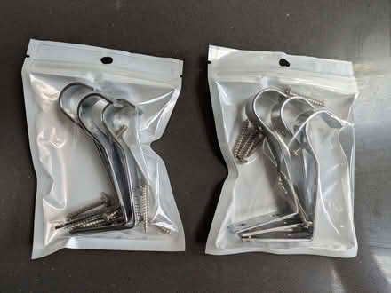 Photo of free Pair of adjustable chrome curtain poles (Braithwaite CA12) #3