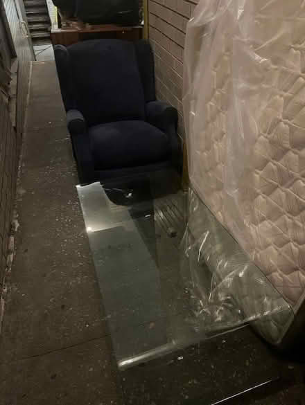 Photo of free Curb alert: Plastic table/armchair (Upper East Side) #1