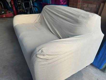 Photo of free 2 seater brown leather sofa (Springfield CM2) #2