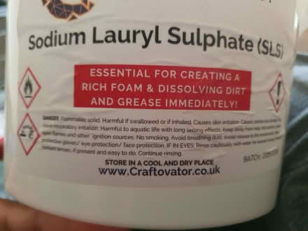 Photo of free SLS Sodium Lauryl Sulphate (Higham Hill E17) #1